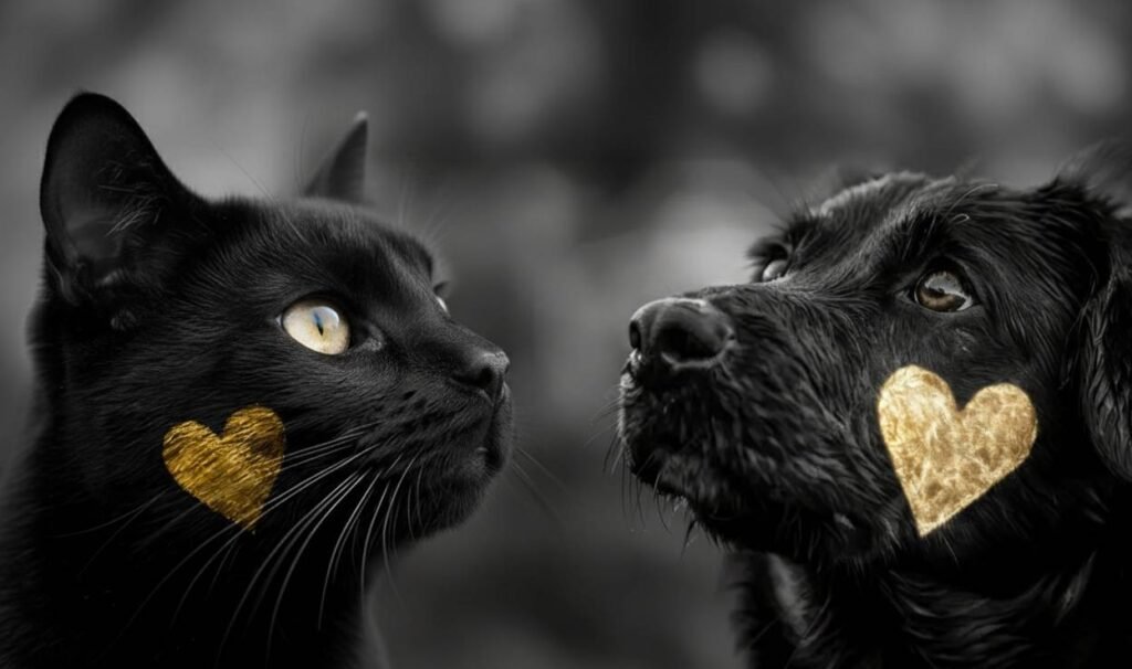 Coffret luxe baptême étoile gravé pour chien et chat