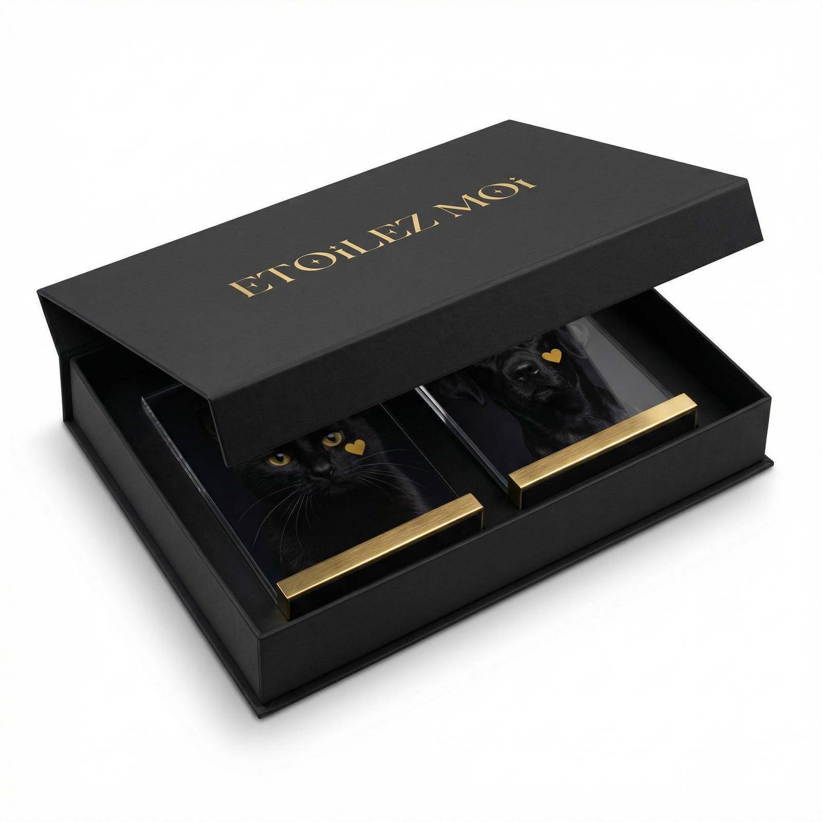 Coffret de bapteme d'etoile pour chien et chat mort