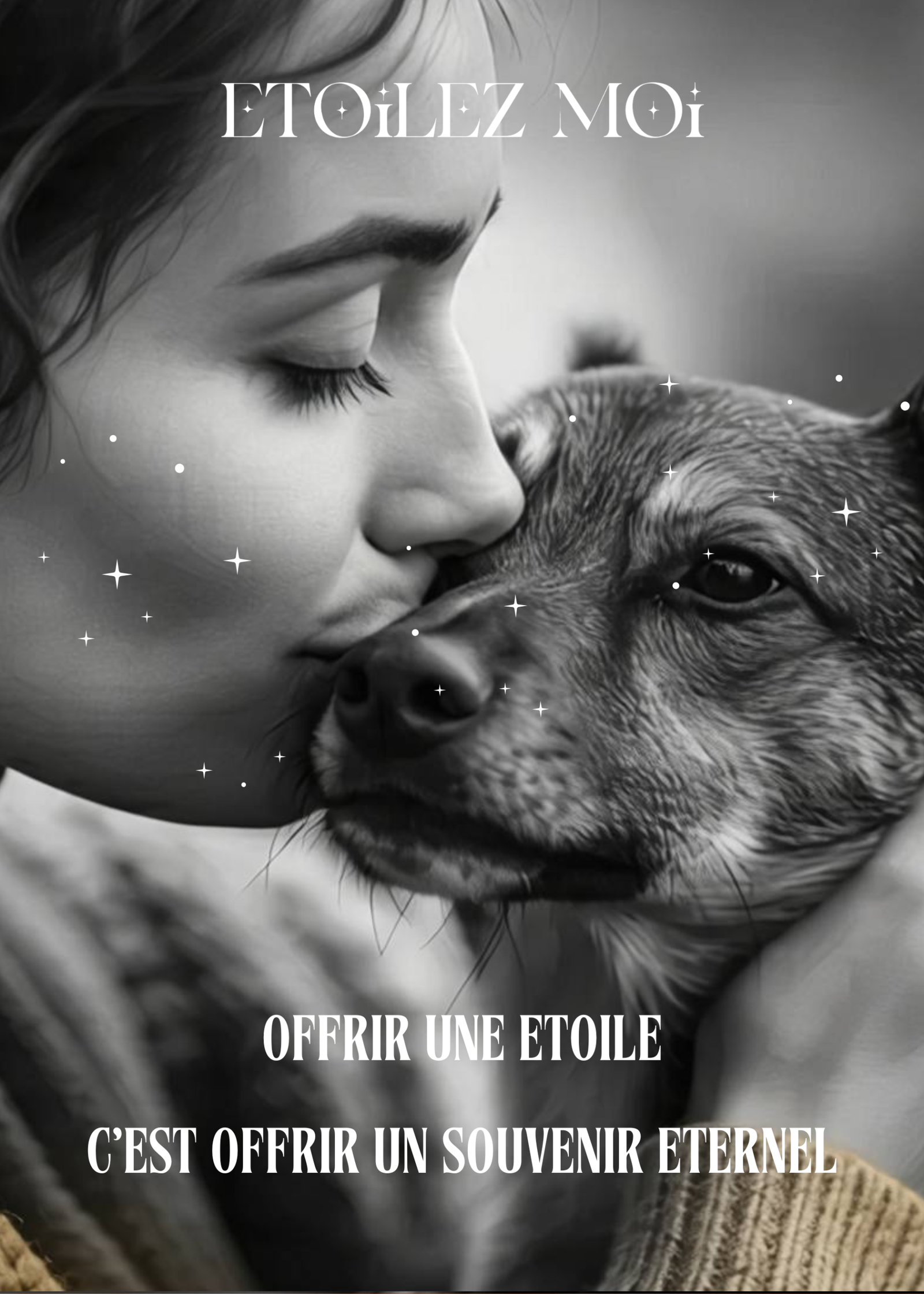 coffret de bapteme d'etoile pour un chien ou un chat decede