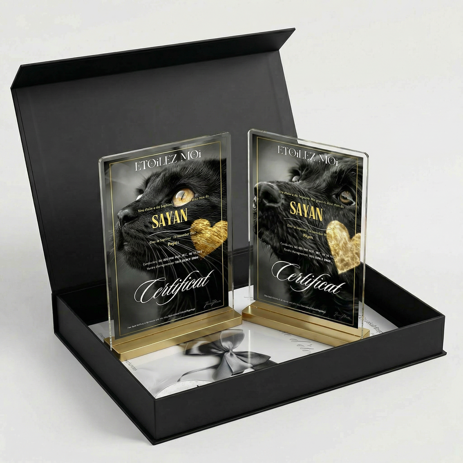 Coffret hommage pour la perte d'un chien ou d'un chat