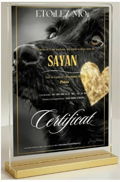 Je veux rendre hommage a mon chien