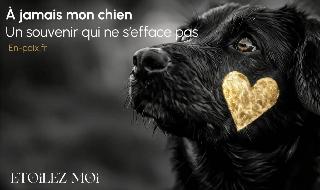 Bougie allumée devant la photo d’un chien disparu
