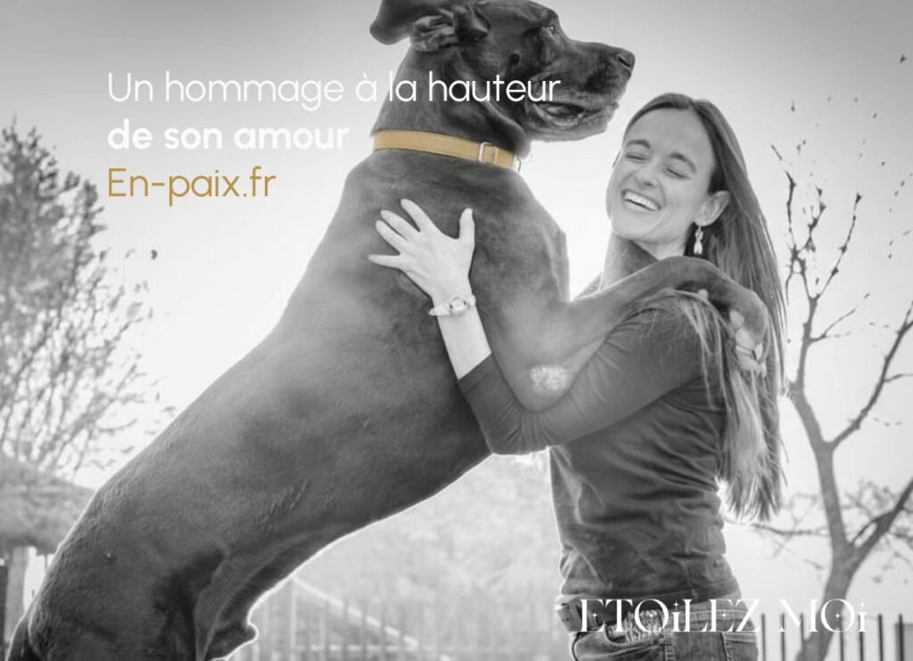 Cadre photo en hommage à un animal de compagnie disparu